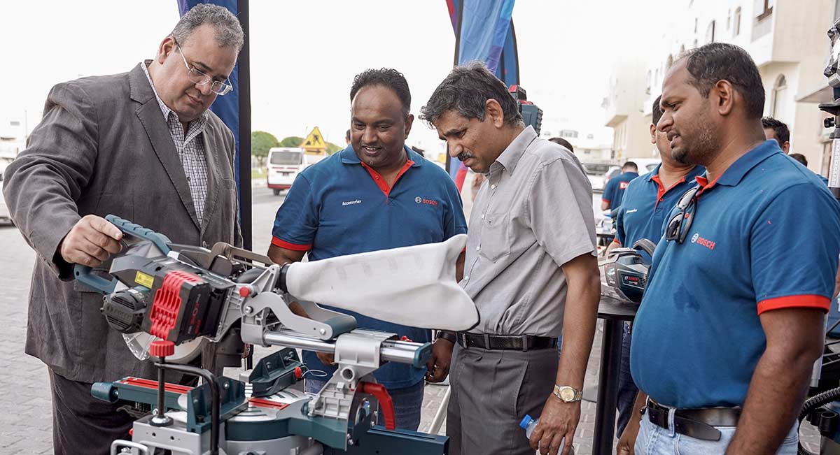 Bosch Power Tools Roadshow at Seashore Group Qatar