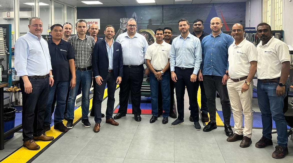 Bosch Power Tools Executives visit QTC