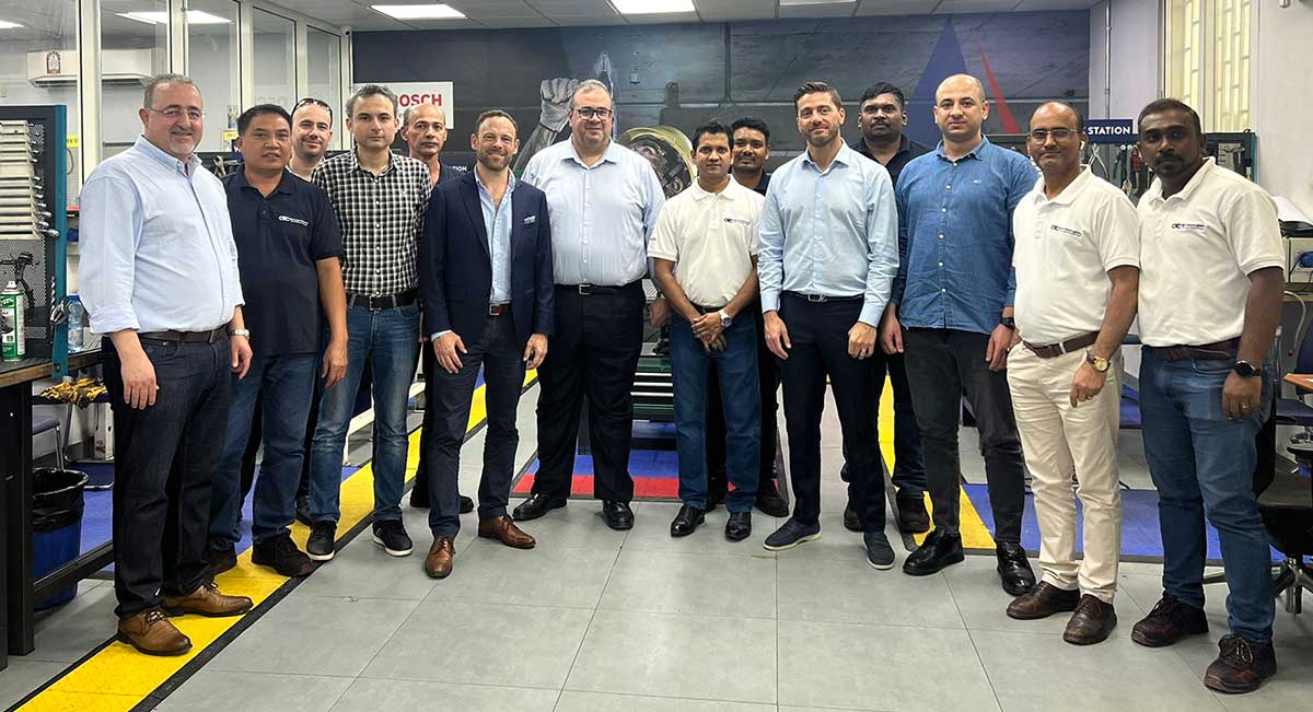 Bosch Power Tools Executives visit QTC