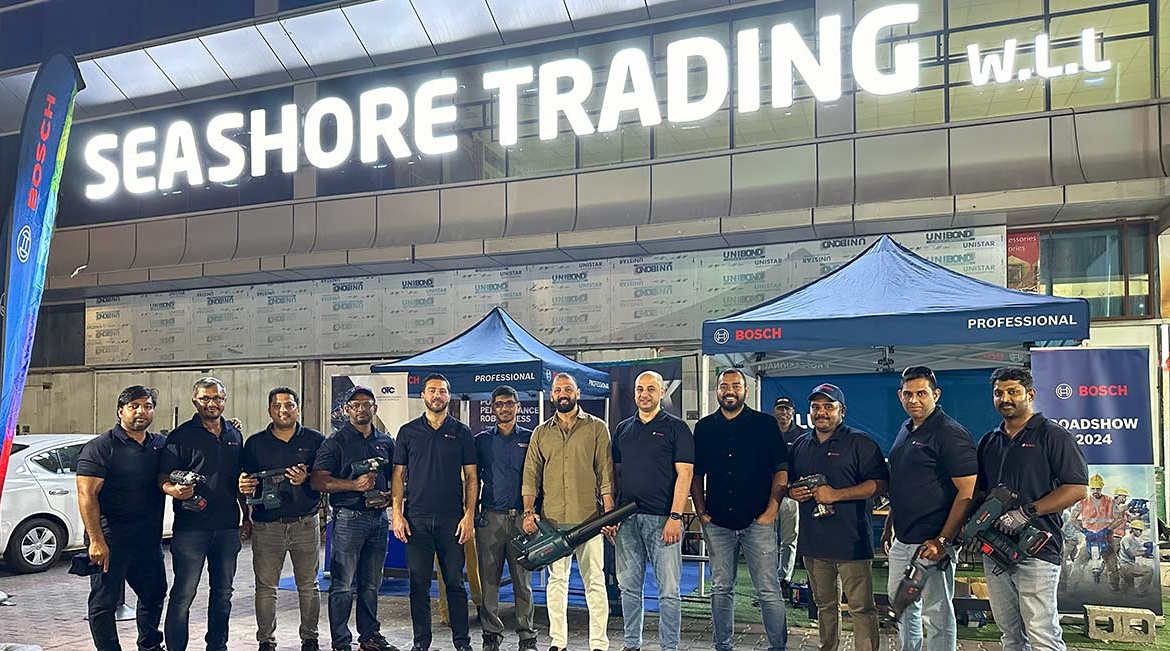 Successful Bosch Roadshow at Seashore Trading Al Khor